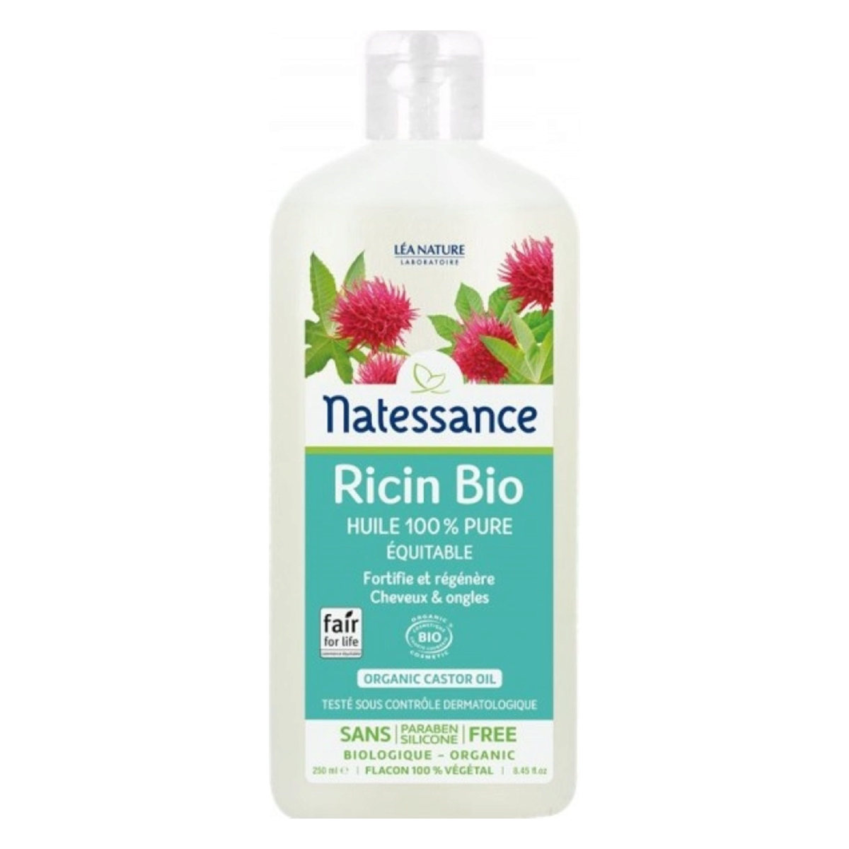 Champô Reparador de Rícino Natessance 250 ml