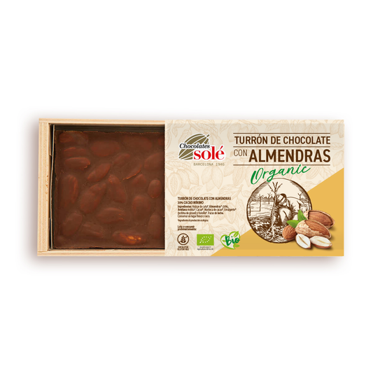 Nougat de Amêndoa Orgânico Solé, 200g