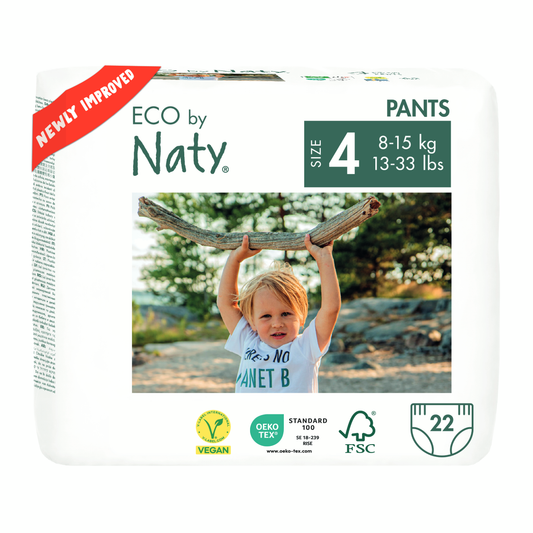 Cueca fralda nº 4 Naty 8-15 kg, 22 unidades