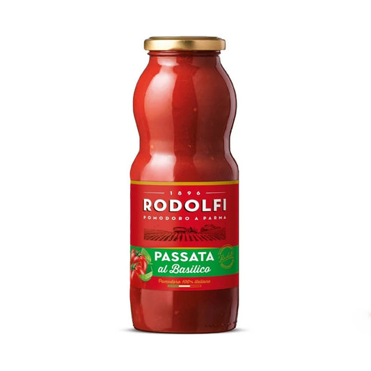 Puré de Tomate con Albahaca Rodolfi 690g