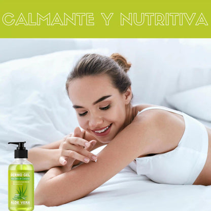QKnatur - Dermo Gel Aloe Vera De Canarias Bio - Efecto Calmante, Nutre E Hidrata La Piel Para Cara Y Cuerpo - 250 Ml_4