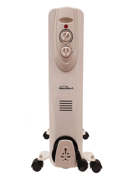 Radiador De Aceite 9 Elementos Con 4 Ruedas 2000w_0