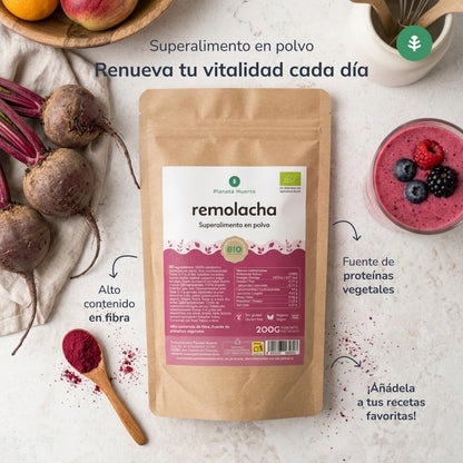Eco Planeta Huerto Beterraba em Pó 200 gr