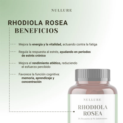 Rhodiola rosea 200mg – estrés, estado de ánimo, energía y reducción del cansancio (120 cápsulas)_1