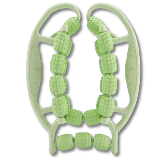 Rodillo De Masaje Manual – Doble Columna, Drenaje Y Anticelulítico, Relajación Muscular Para Piernas, Brazos Y Cuerpo_0