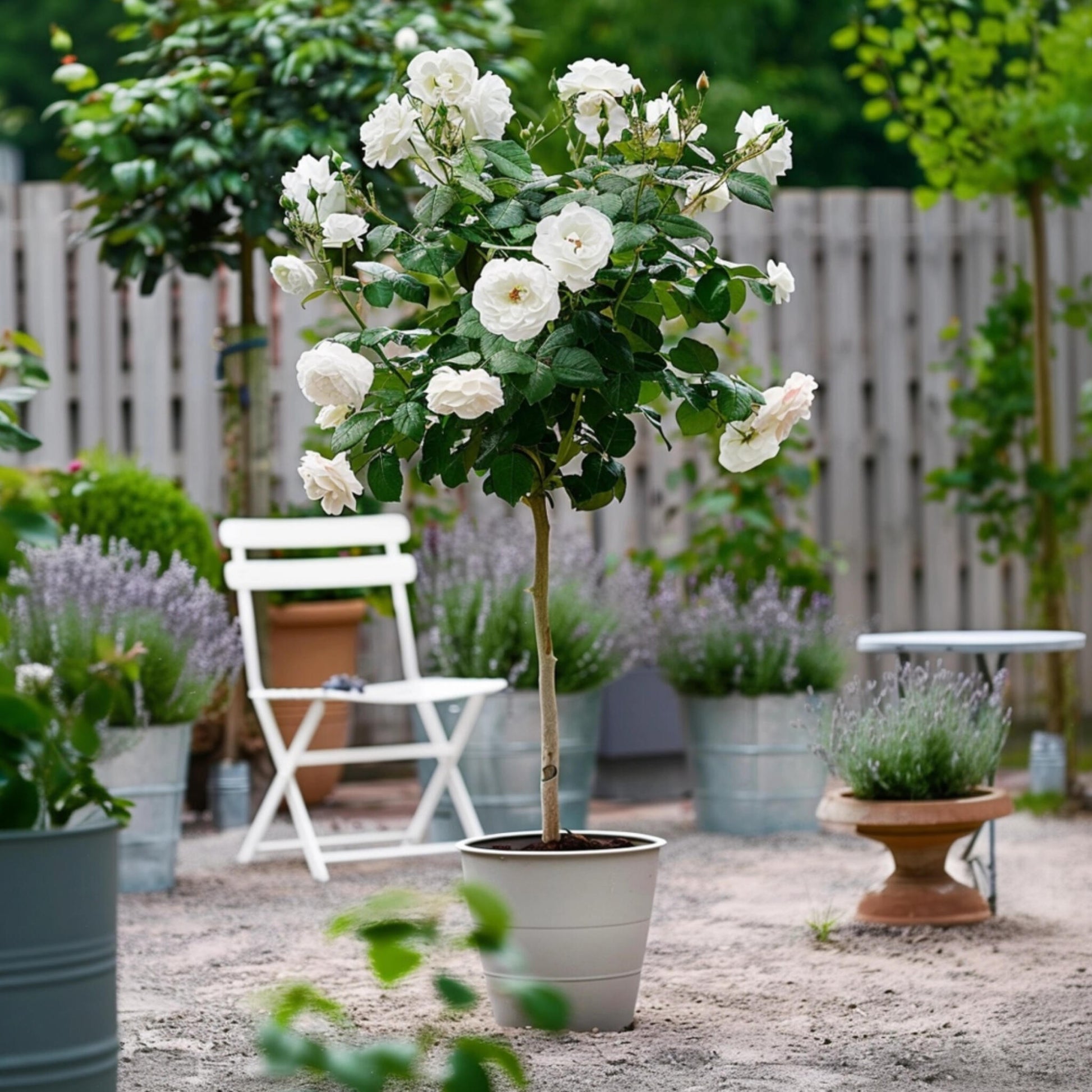 Rosa De Tallo - 2 Pzs - Rosa Palace ‘kailani' - Altura 80-100cm - ⌀19cm_1