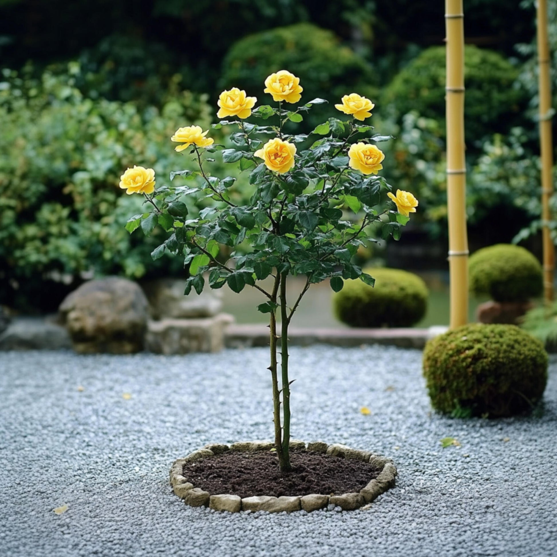 Rosa De Tallo - 2 Pzs - Rosa Palace ‘mysore’ - Altura 80-100cm - ⌀19cm_1