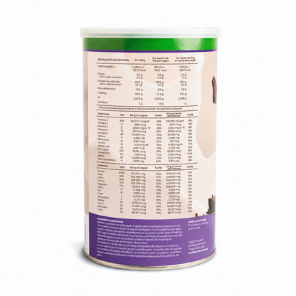 Batido Sustitutivo de Chocolate sin lactosa en Polvo Sotya 600 g