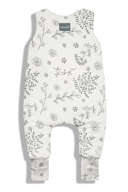 Saco De Dormir Con Pies Reversible T-xs Jersey Algodón Dots-bloom_2