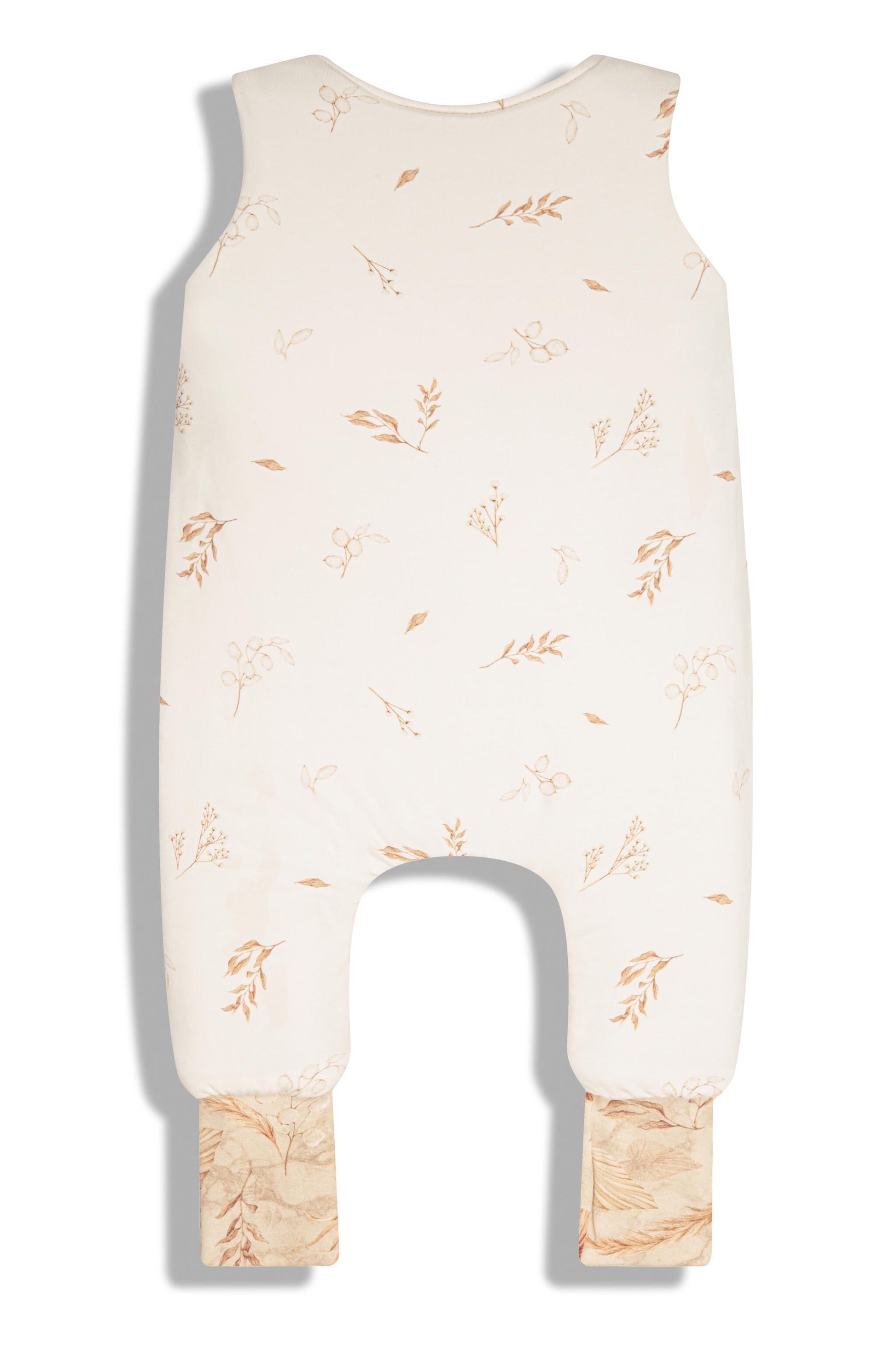 Saco De Dormir Con Pies Reversible T-xs Jersey Algodón Sand-botanic_1