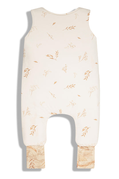 Saco De Dormir Con Pies Reversible T-xs Jersey Algodón Sand-botanic_1