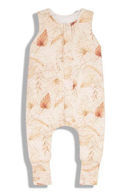 Saco De Dormir Con Pies Reversible T-xs Jersey Algodón Sand-botanic_3