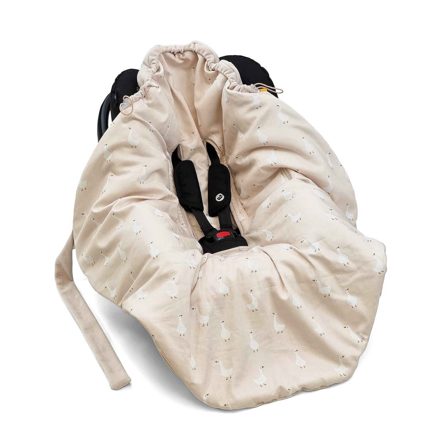 Saco Portabebé Inivero Algodón-velour Unviersal Retro Flower_4