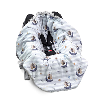 Saco Portabebé Inivero Algodón-velour Unviersal Tropic Fun_5