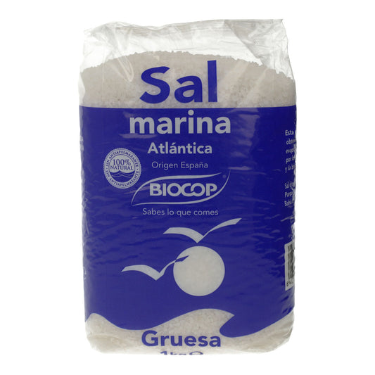 Sal marinho grosso do Atlântico Biocop 1kg