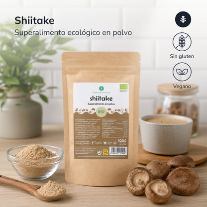 Shiitake en polvo 100% ECO Planeta Huerto 100 g