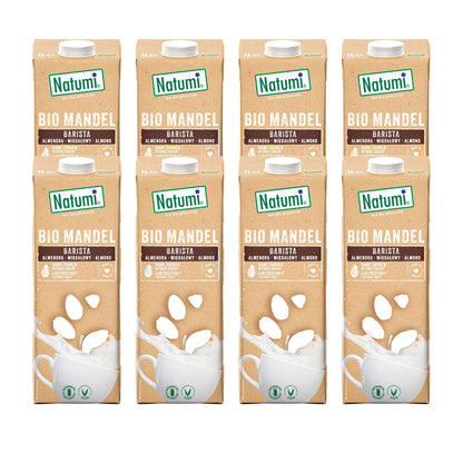 Pack 8x Bebida Almendra Barista BIO Natumi 1L