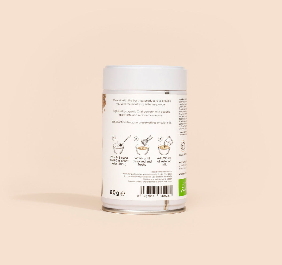Té Spicy Chai ecológico Matcha & CO 100 g