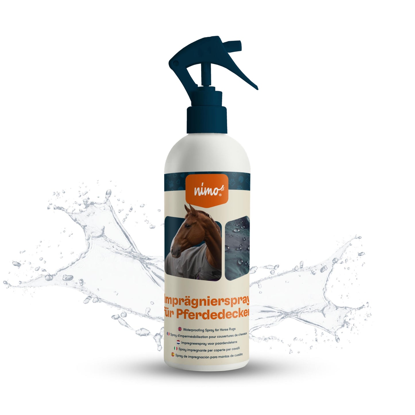 Spray Impermeabilizante Para Mantas De Caballo - Nimo - 500 Ml_0