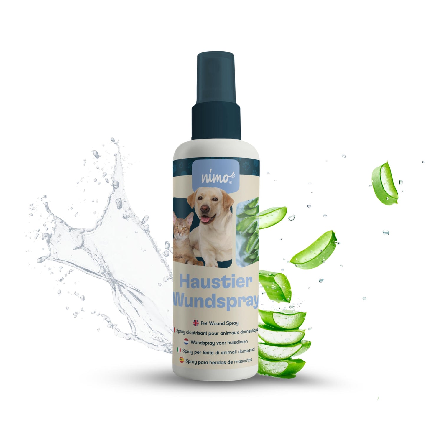 Spray Para Heridas De Mascotas - Nimo - 125 Ml_0