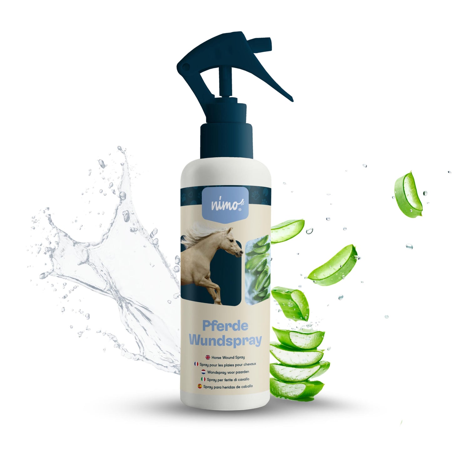 Spray Para Heridas Para Caballos - Nimo - 250 Ml_0