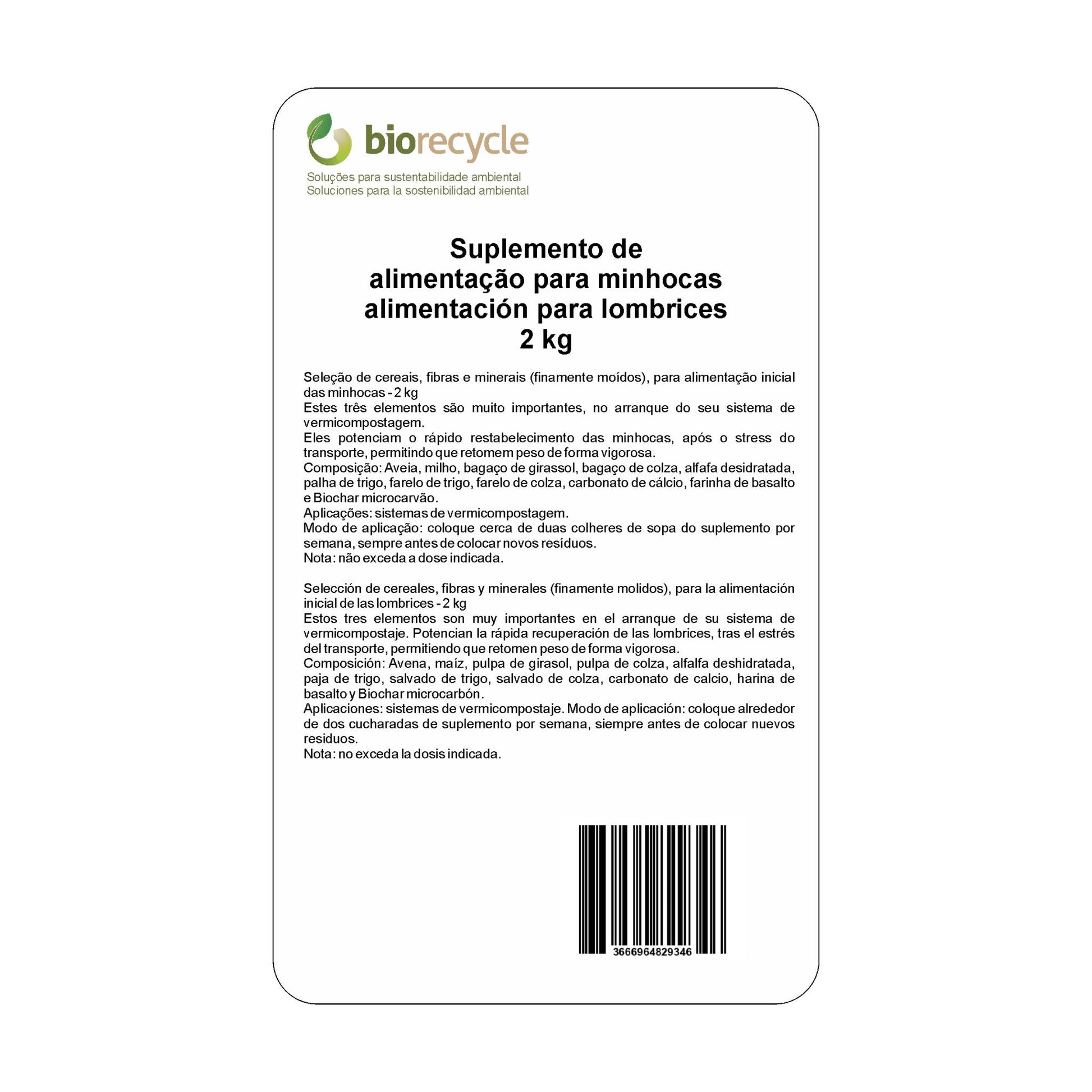 Suplemento De Alimentación Para Lombrices - 2 Kg_1
