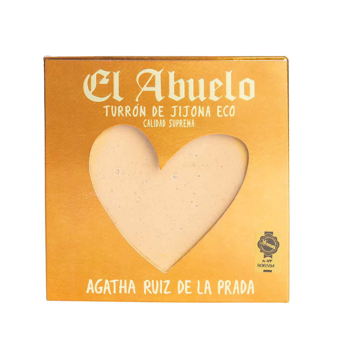 Coca de Turrón de Jijona ECO Agatha Ruiz de la Prada El Abuelo 200 g