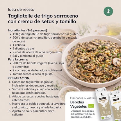 Tallarines de trigo sarraceno ECO sin gluten Planeta Huerto 350 g
