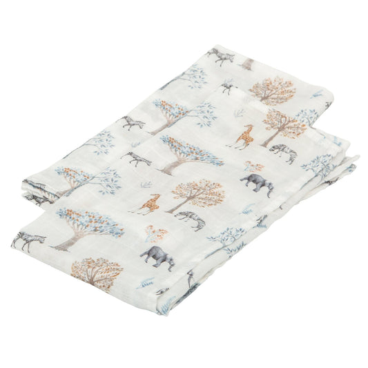 Tanzania Set 2 Gasitas De Muselina Bebe 60x60 Cm_0