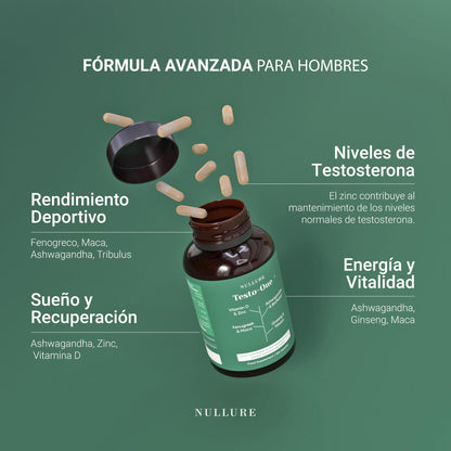 Testosterona natural hombre – maca, tribulus y ashwagandha para energía y vitalidad (120 cápsulas)_1