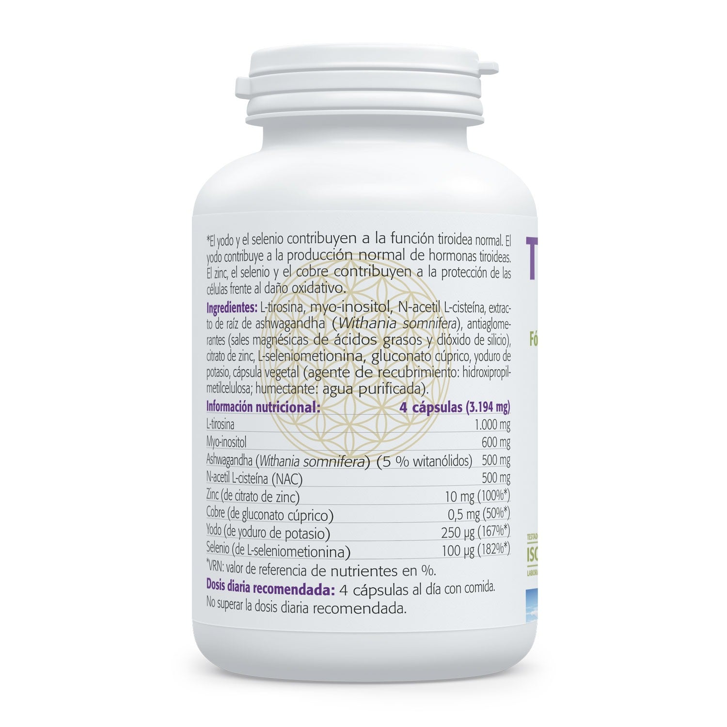 Thyrosin-Balance Sura Vitasan 120 cápsulas