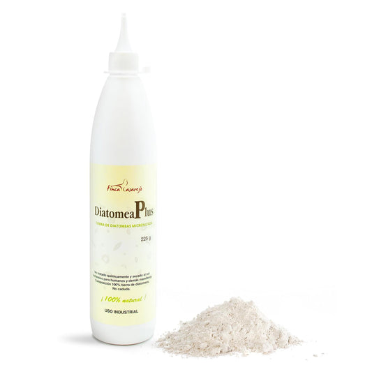Tierra De Diatomeas Micronizada - 100% Natural Y Ecológica - 225 G - Múltiples Usos - Polvo De Diatomeas En Envase Pulve_0