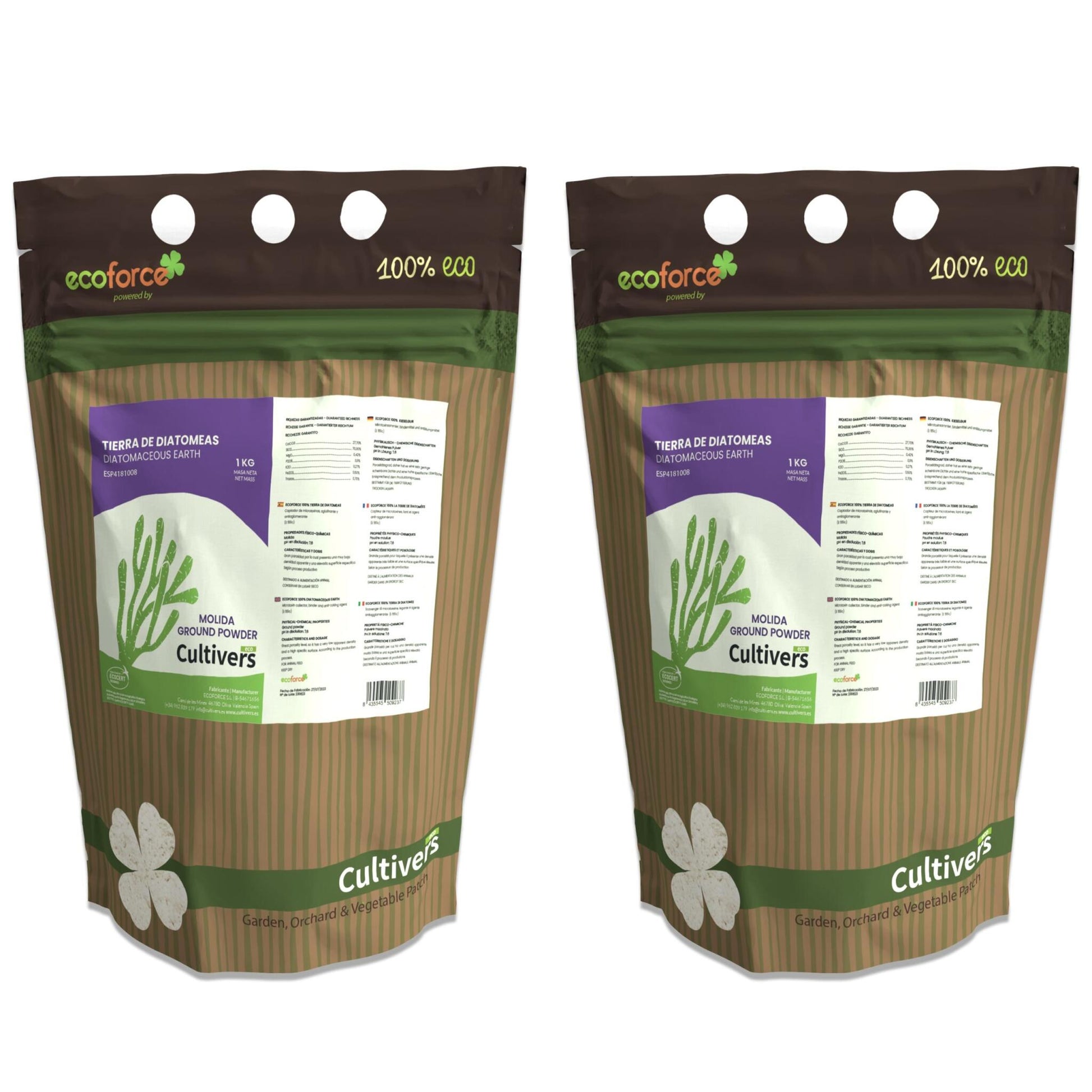 Tierra De Diatomeas Micronizada Cultivers 250 G_1