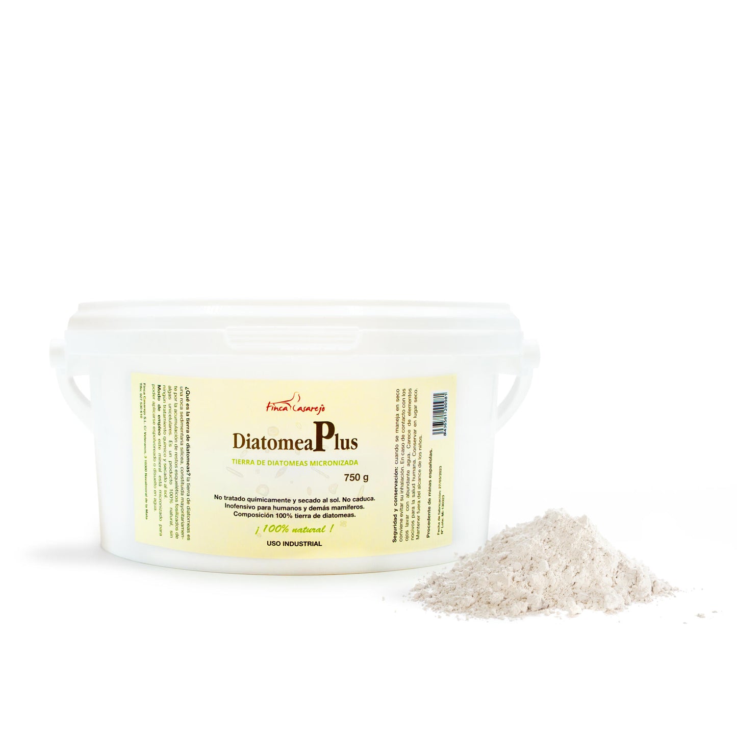 Tierra De Diatomeas Para Ayudar A Mantener El Gallinero Libre De Parásitos - Producto Natural - 750g_0