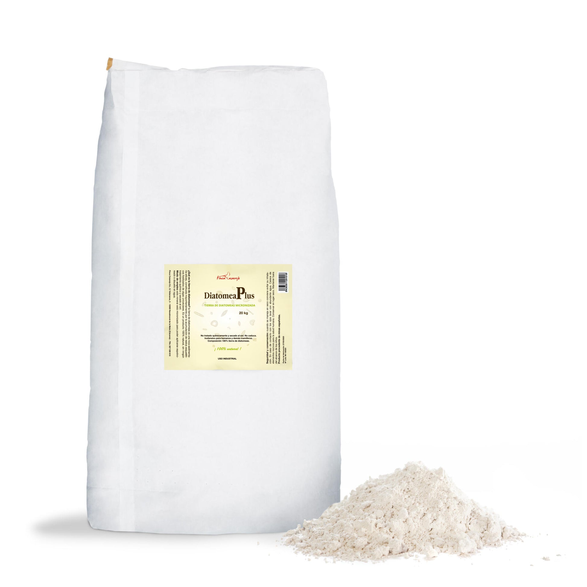 Tierra De Diatomeas Para Ayudar A Mantener El Gallinero Libre De Parásitos - Producto Natural - Saco De 20kg_0