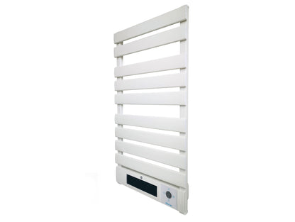 Toallero Eléctrico 1500w En Aluminio Blanco Con Display Led Ntw-25 Purline_0