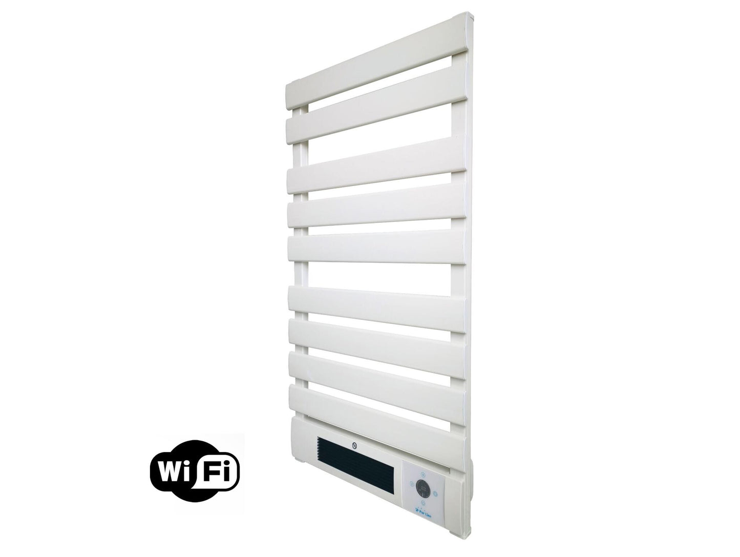 Toallero Eléctrico 1500w En Aluminio Blanco Con Display Led Ntw-25 Purline_4