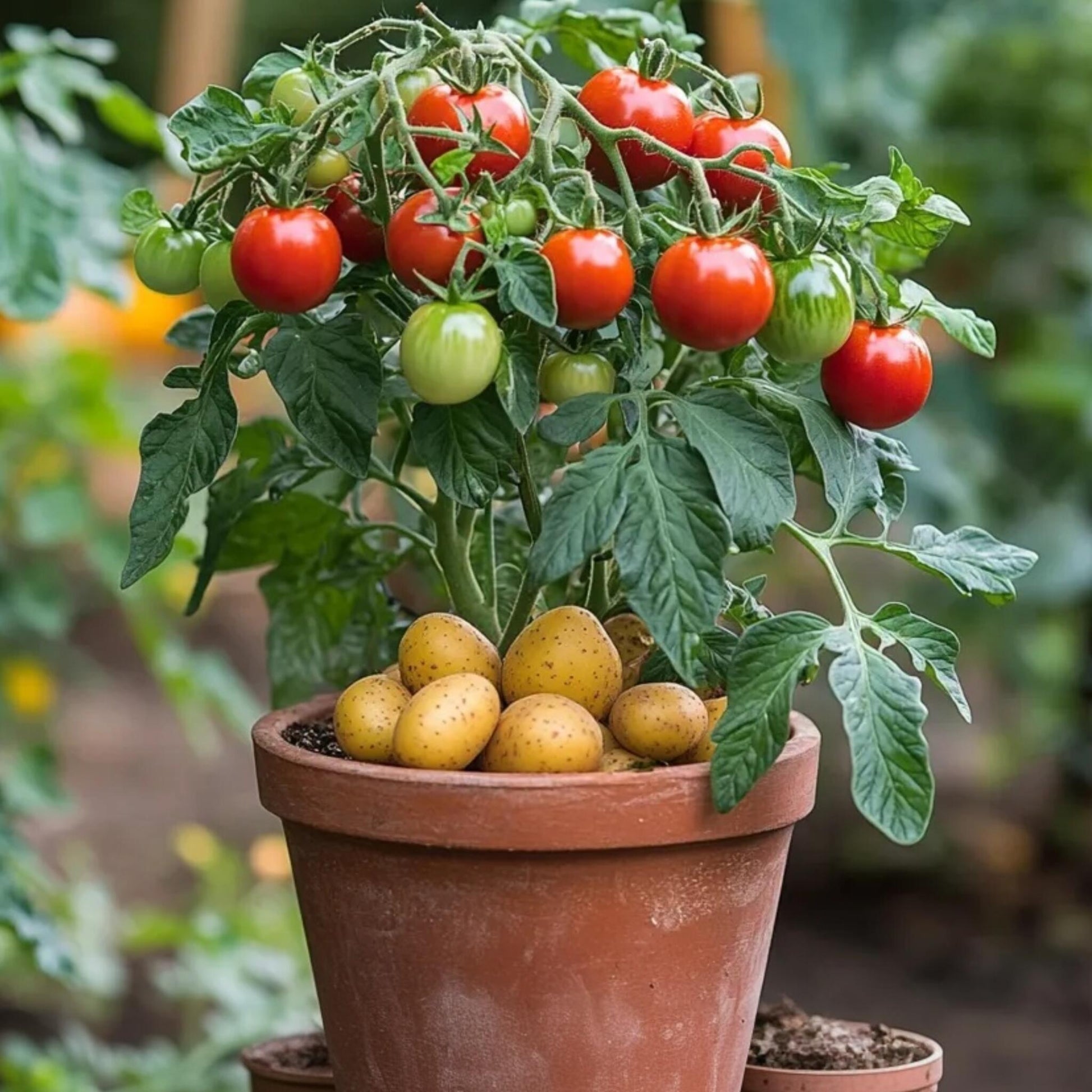 Tomatillo De Patente - 2 Pzs - Solanum 'tomtato' - Altura 25-40cm - ⌀105cm_1