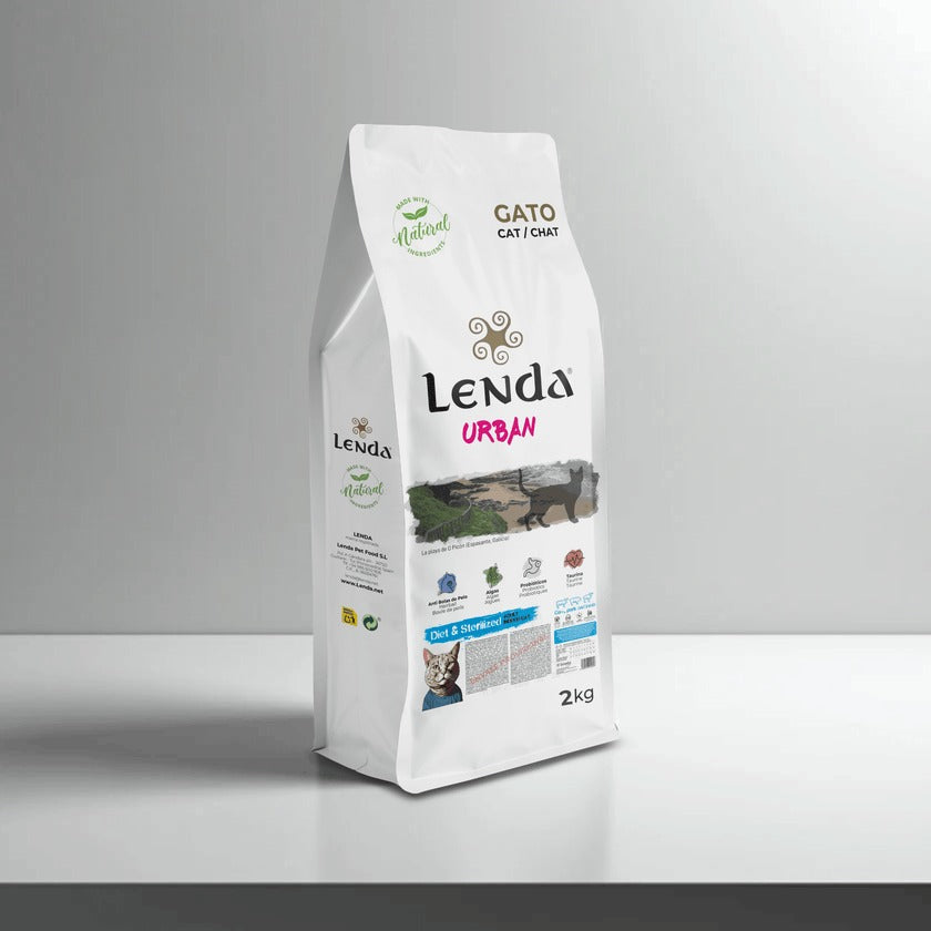 Pienso para Gatos de Interior Esterilizados Urban Lenda 2 kg