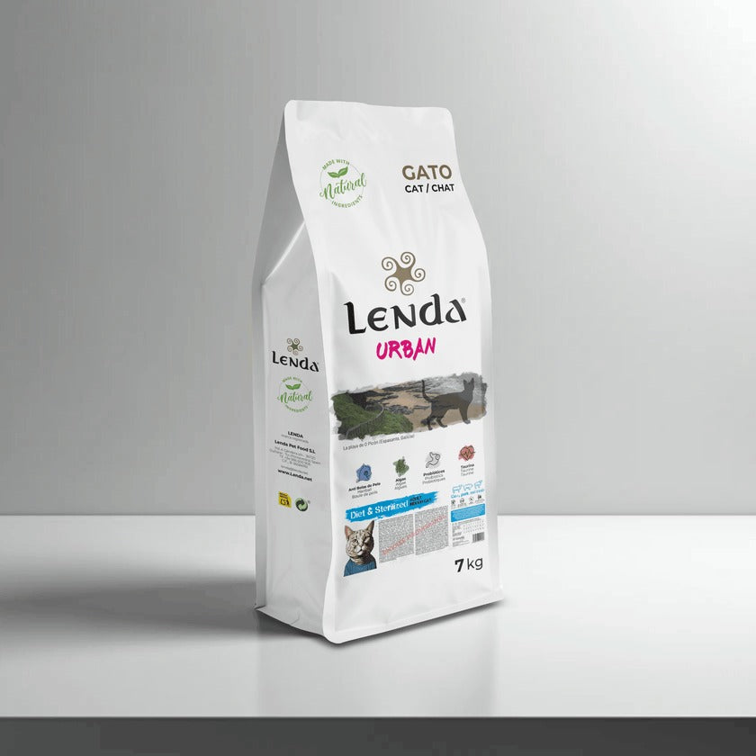Pienso para Gatos de Interior Esterilizados Urban Lenda 7 kg