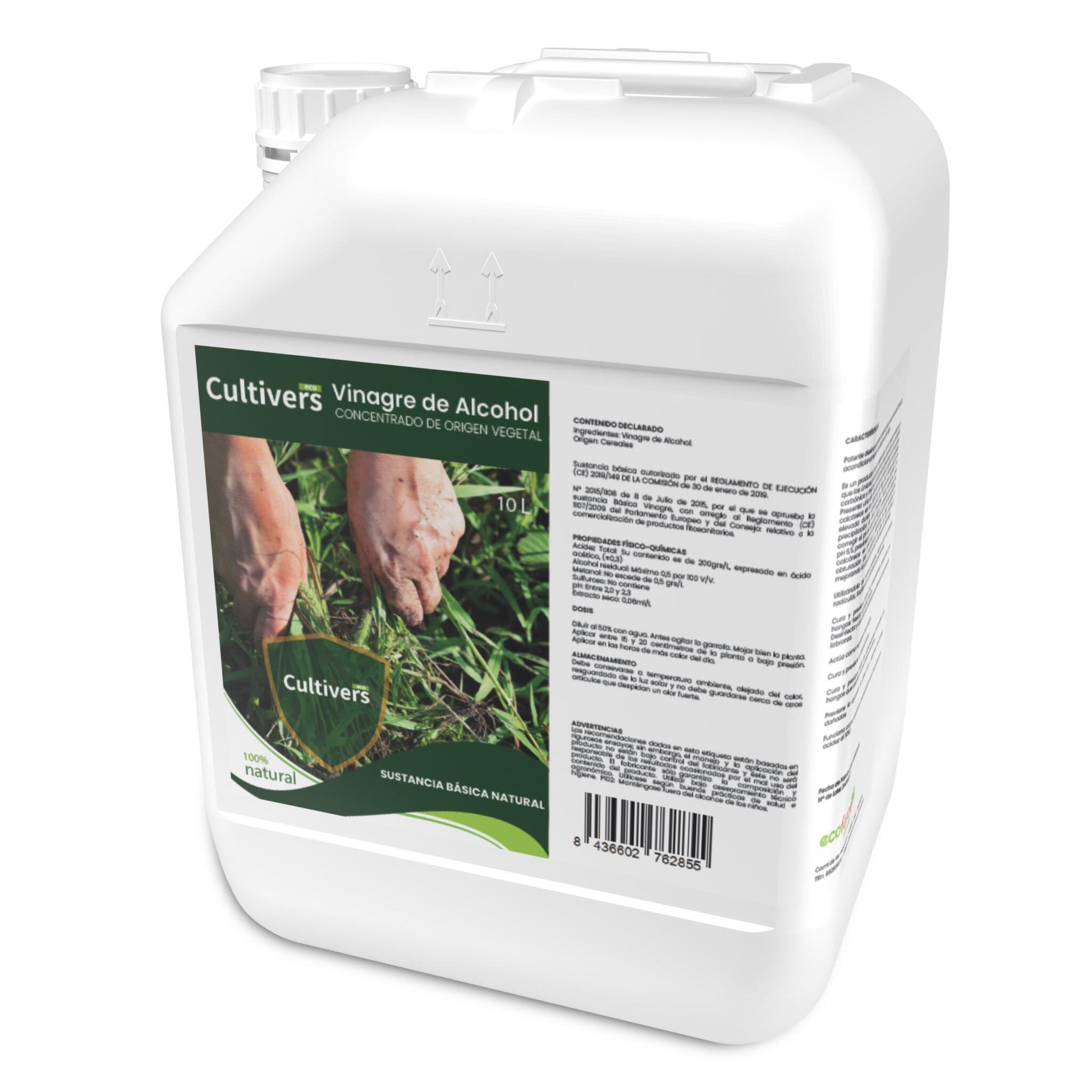 Vinagre De Alcohol. Herbicida Natural De Vinagre Cultivers 5 L_2