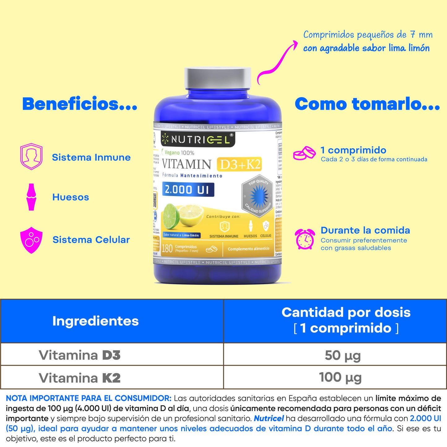 Vitamina D3+k2 Sabor Lima-limón_5