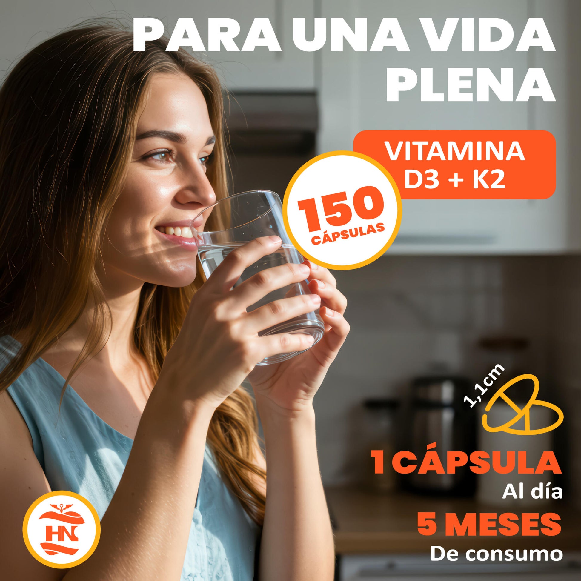 Vitamina D (4000 Ui) - 150 Cápsulas De Vitamina D3 K2 – Altamente Concentrada. Favorece La Función Inmunológica Y Ósea_4