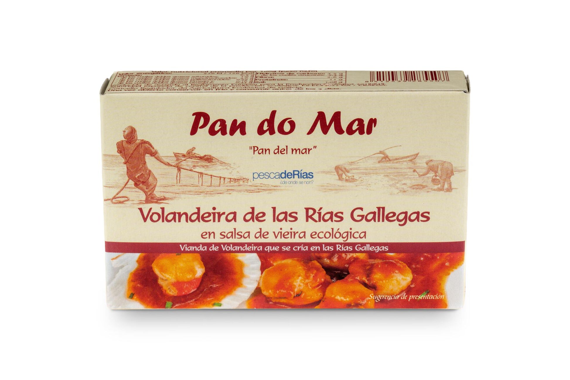 Volandeiras En Salsa De Vieira Ecológica - 120gr_0