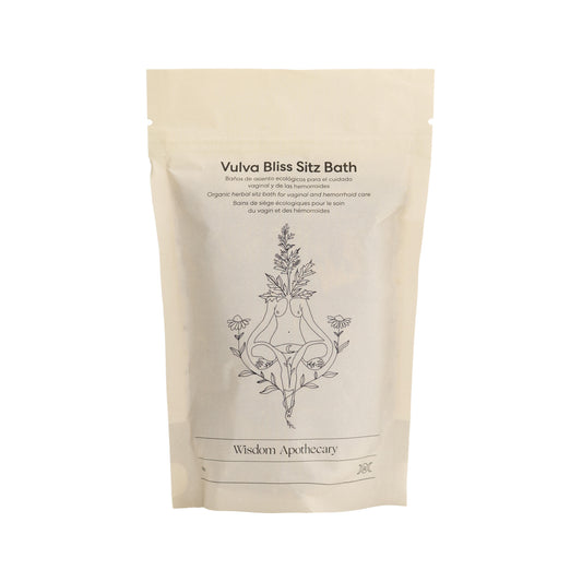 Vulva Bliss 70gr: Baños para el cuidado vaginal, vaginitis, vulvodinia, cuidado postparto, episotomia y hemorroides._0