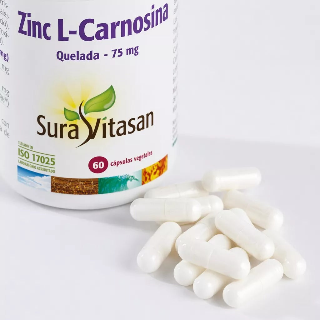 Zinc L-Carnosina Sura Vitasan 60 cápsulas