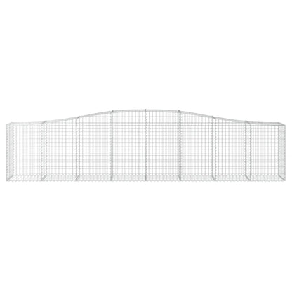 Cestas De Gaviones 20 Uds Forma De Arco Hierro 400x50x80/100 Cm_3