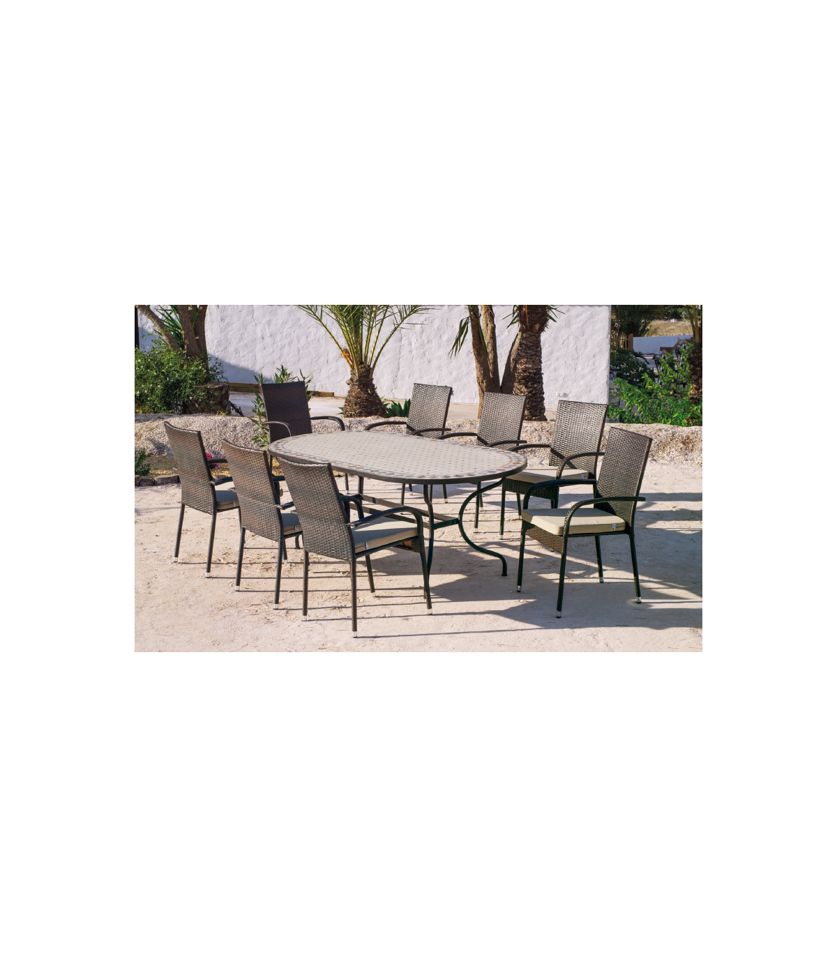 Mesa Ovalada Para Terraza Jardin Mosaico Montecarlo-200._4