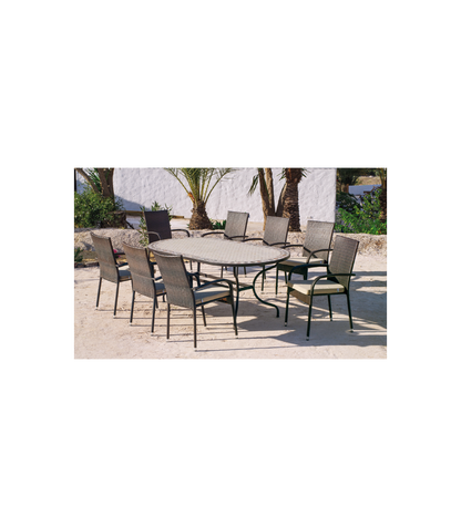 Mesa Ovalada Para Terraza Jardin Mosaico Montecarlo-200._5