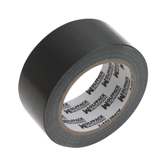 Cinta Americana Muscle Color Negro 48 Mm. X 25 Mertos. Super Resistente, Sellar, Reparar, Unir, Fijar, Sujetar, Empaquetar._0